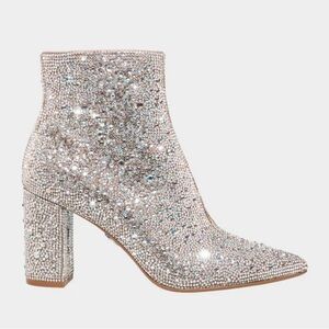 Betsy Johnson CADY RHINESTONES short boots